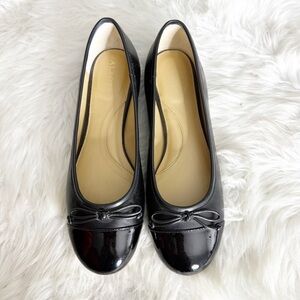 Talbots Black Leather Ballet Flats Shoes – Size 8M